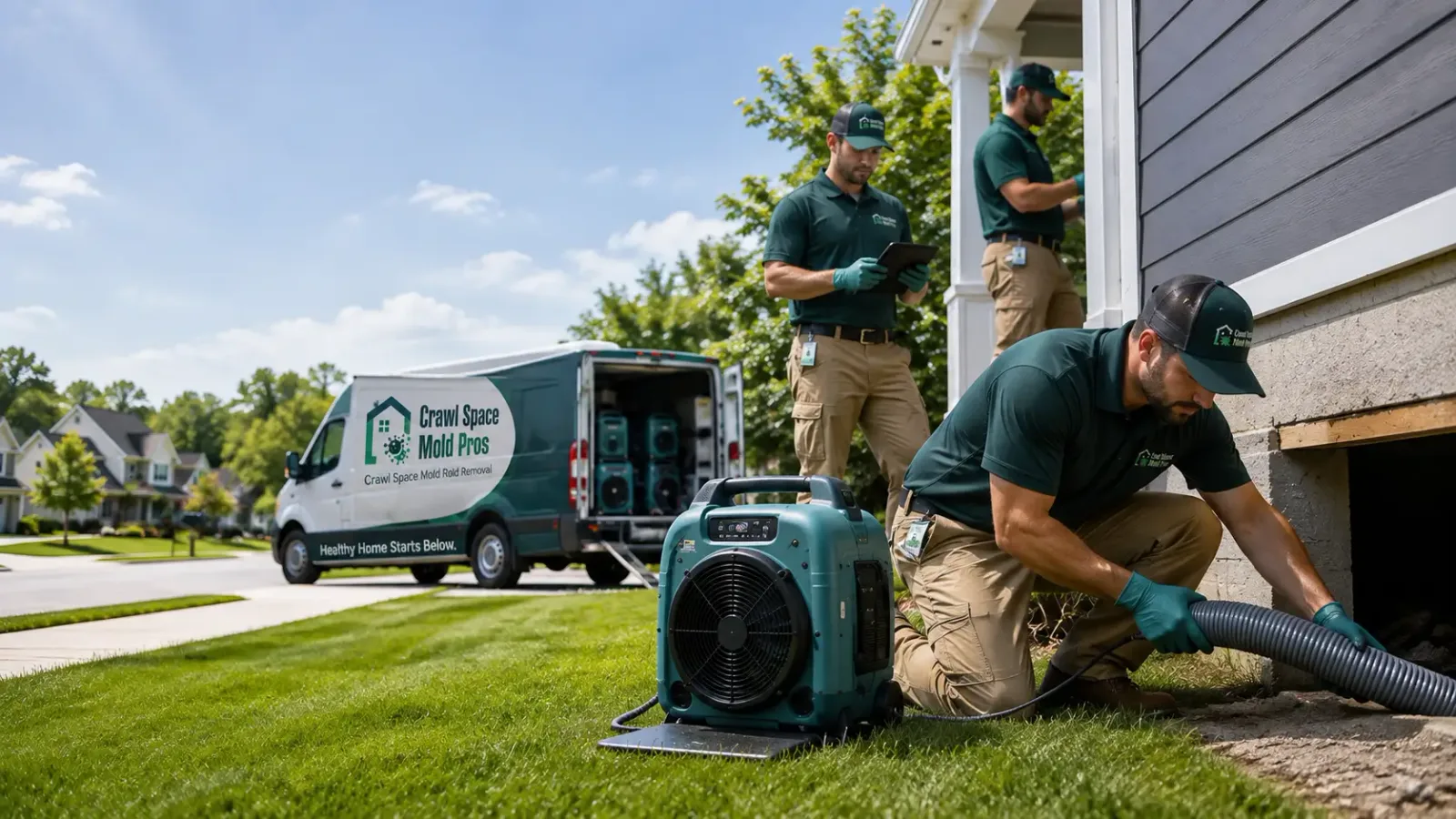 Crawl Space Mold Removal in Brocton, IL